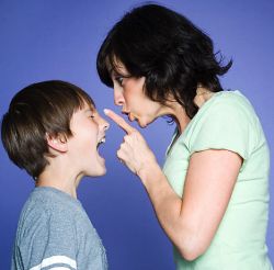ADHD Child Screaming at Mom