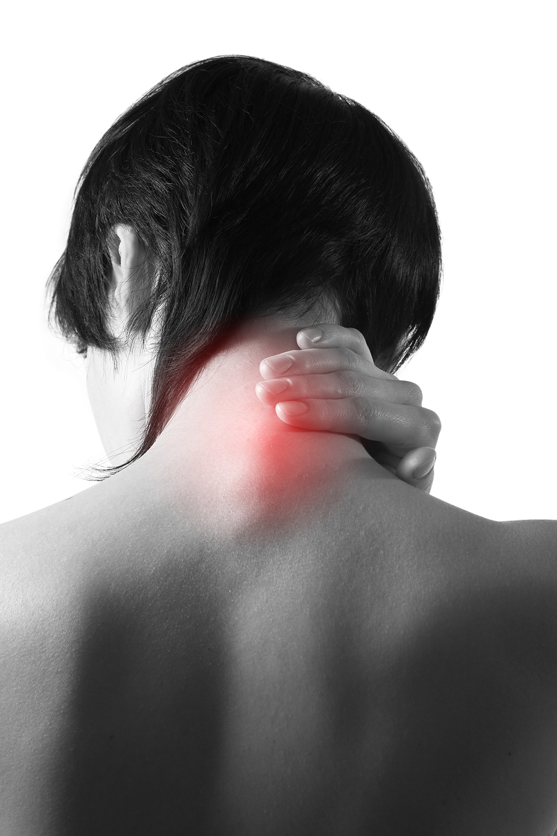 A Woman with Neck Pain