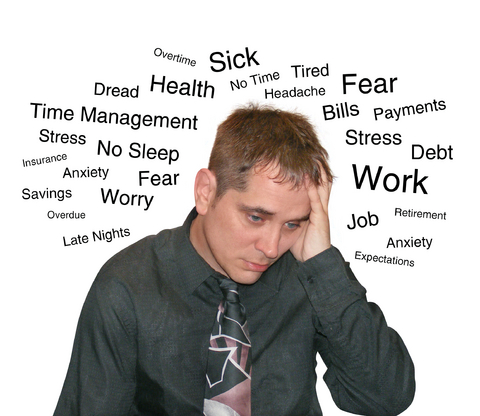 Man Suffering from Anxiety